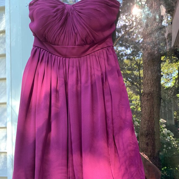 Jenny Yoo Collection Magenta Dress - Picture 3 of 7
